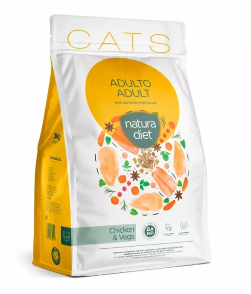 Natura Diet CAT Adult Chicken | Mit Hühnchen | Katzenfutter 1 Natura Diet CAT Adult Chicken | Mit Hühnchen | Katzenfutter