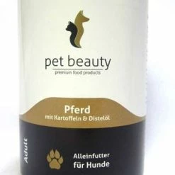 Pet-Beauty Pet Beauty | Mit Pferd & Distelöl | 6x400g Hundefutter