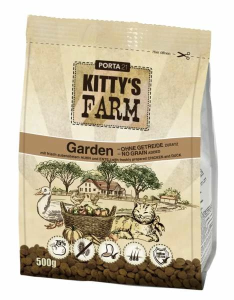 Porta21 Kittys Farm Garden | 2 Kg Getreidefreies Katzenfutter 1 Porta21 Kittys Farm Garden | 2 Kg Getreidefreies Katzenfutter