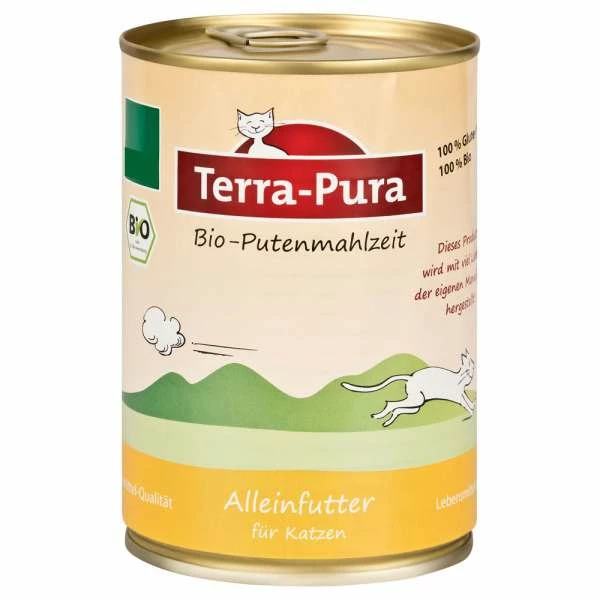 Terra-Pura Cat | Bio Putenmahlzeit | Glutenfrei 1 Terra-Pura Cat | Bio Putenmahlzeit | Glutenfrei