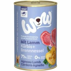 WOW ADULT | Mit Lamm, Kürbis & Brennnessel | 6x Getreidefreies Hundefutter