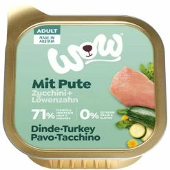 WOW ADULT | Mit Pute, Zucchini & Löwenzahn | 11x 150gS Hundefutter