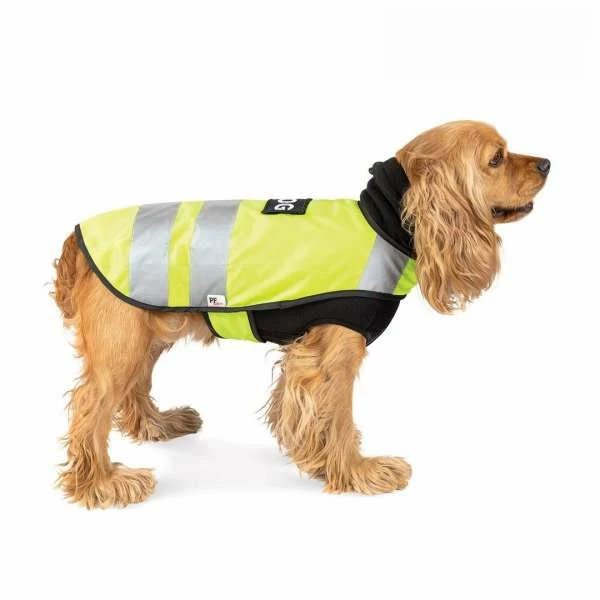 Pet Fashion Weste Inkl. Fleeceunterzieher | Neongelb | Für Hunde 1 Pet Fashion Weste Inkl. Fleeceunterzieher | Neongelb | Für Hunde